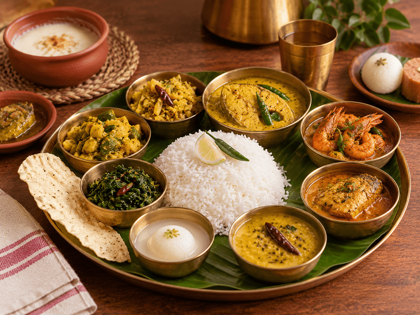 Green Chillyz traditional Bengali feast and celebration catering